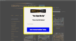 Desktop Screenshot of ironmartonline.com